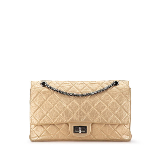 Chanel Reissue 2.55 Aged Calfskin Double Flap 227 Shoulder Bag