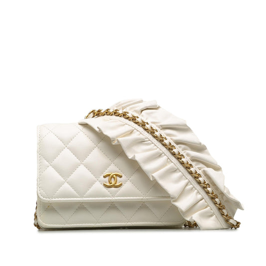 Chanel Romance Lambskin Wallet On Chain (SHG-O9aGrO) Crossbody