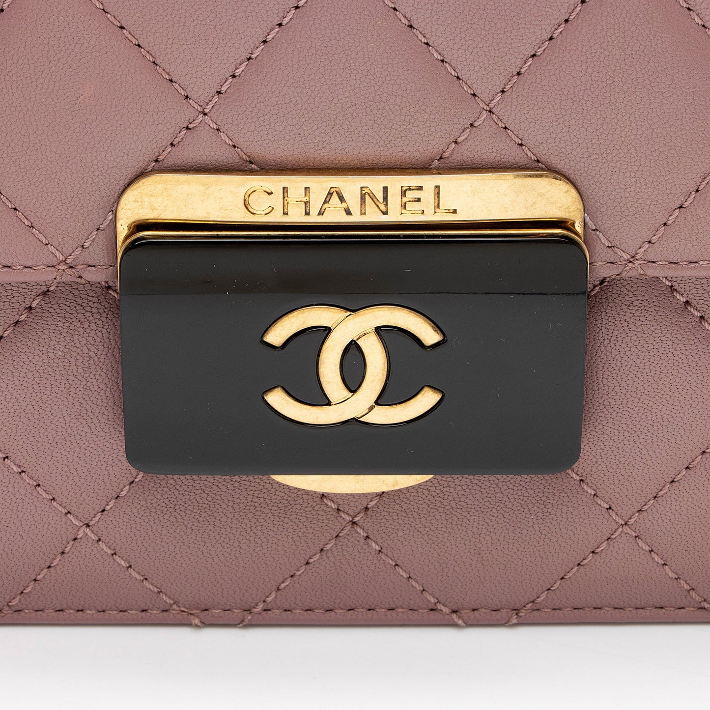 Chanel Sheepskin Beauty Lock Medium Flap Bag