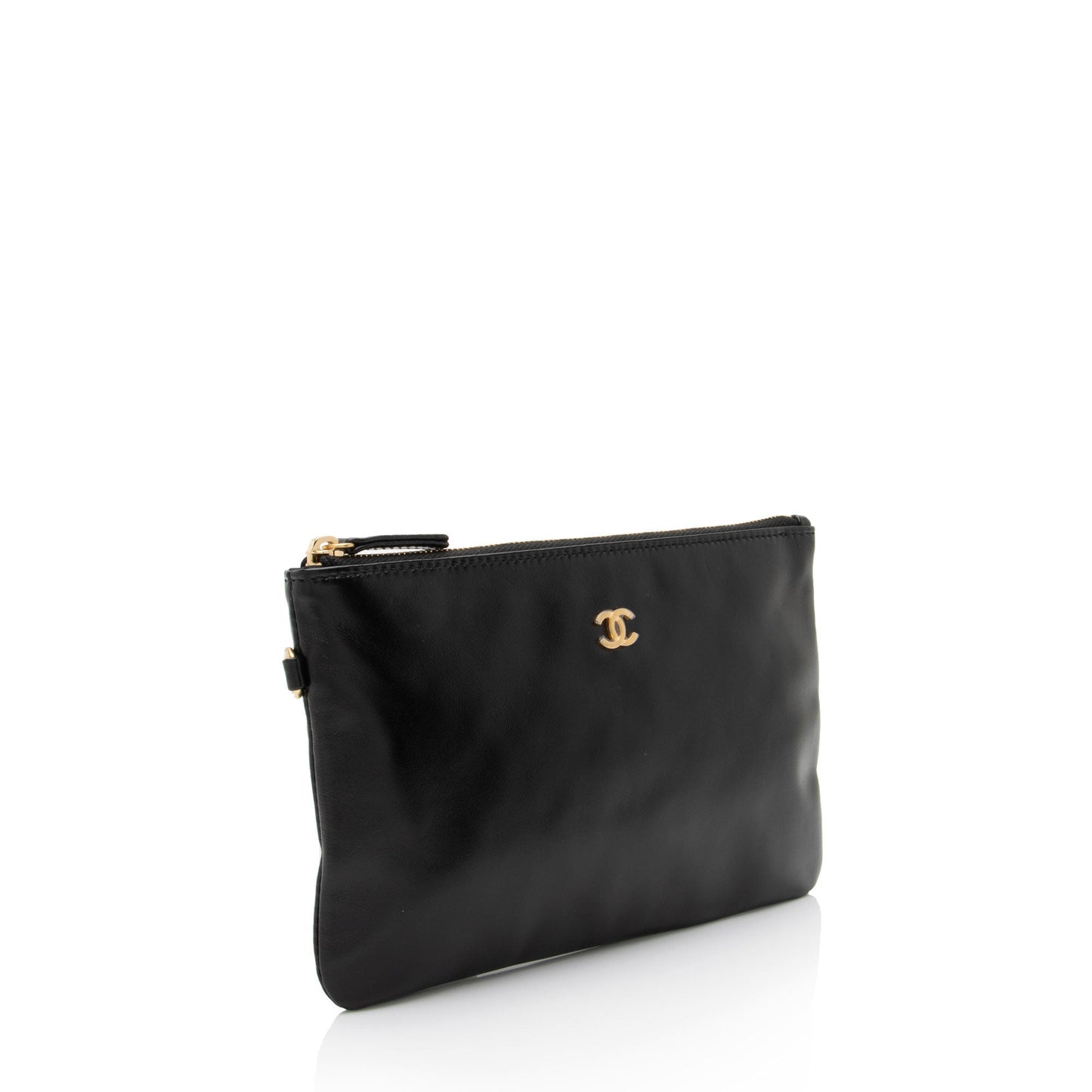 Chanel Shiny Calfskin Small Chanel 22 Pochette (SHF-Sgj80A) Clutch