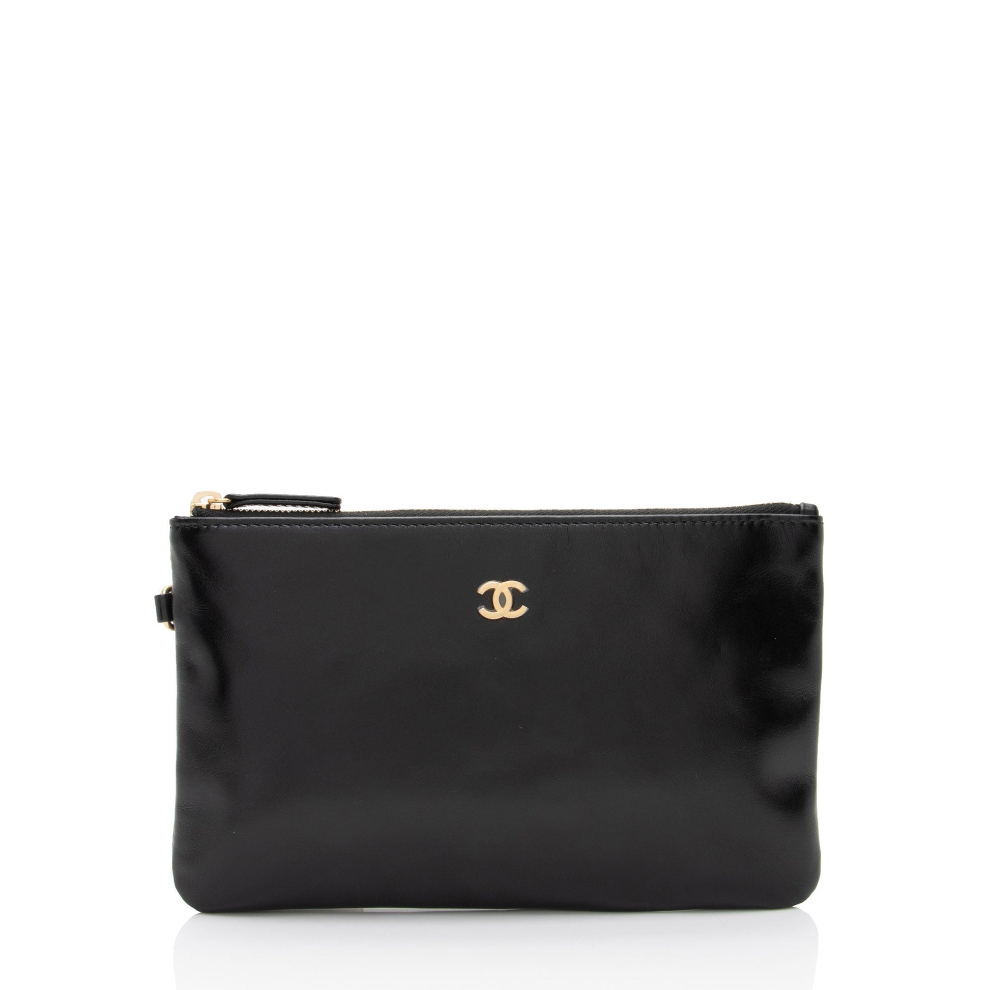 Chanel Shiny Calfskin Small Chanel 22 Pochette (SHF-6hE3ac) Clutch