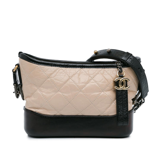 Chanel Small Aged Calfskin Gabrielle Hobo (SHG-BZRlCl) Crossbody