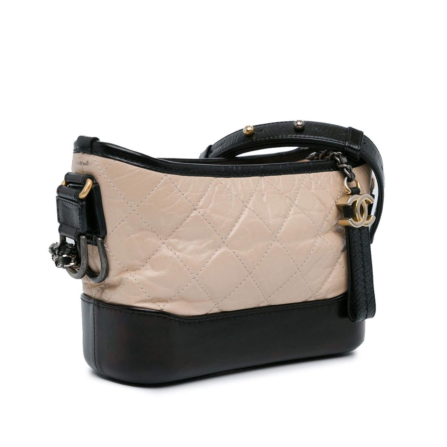 Chanel Small Aged Calfskin Gabrielle Hobo (SHG-BZRlCl) Crossbody