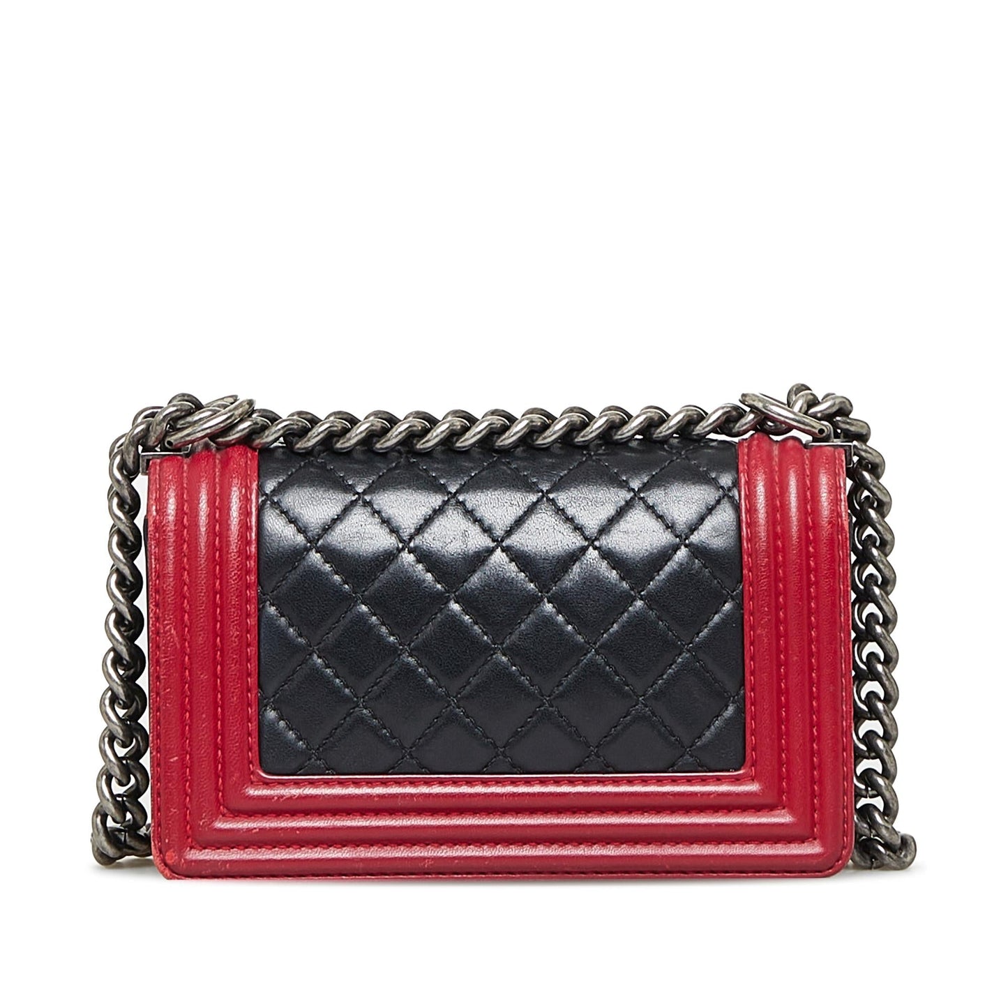 Chanel Small Bicolor Boy Shoulder Bag