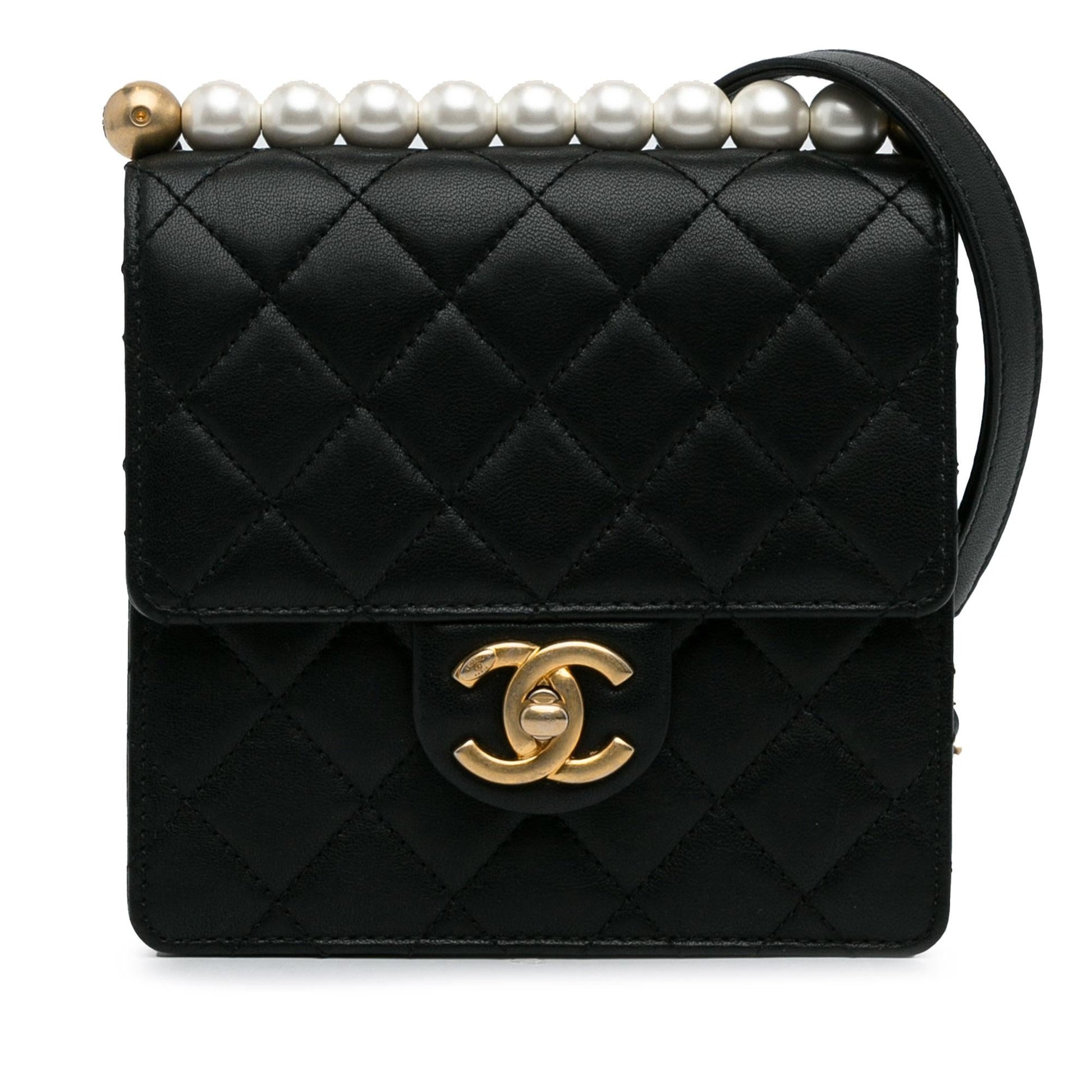 Chanel Small Chic Pearls Flap (SHG-IWZwMr) Crossbody