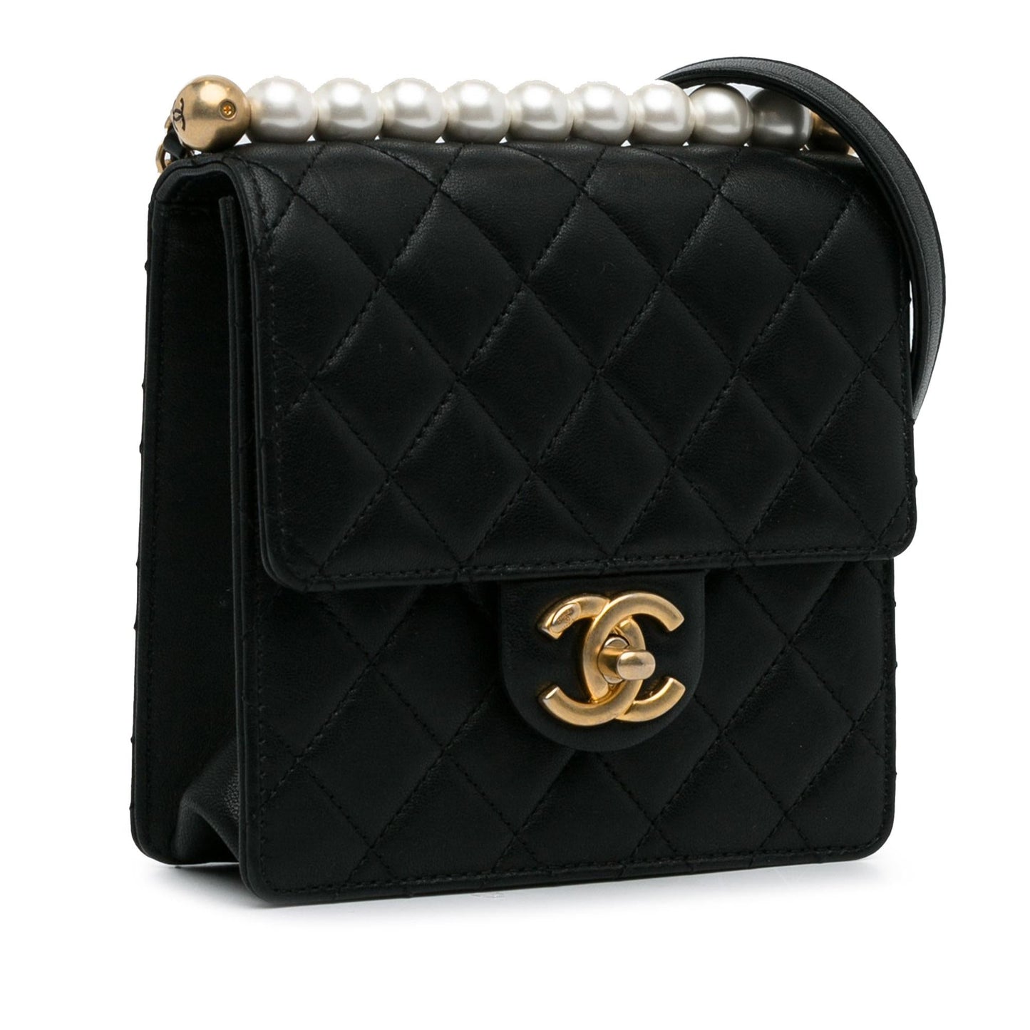 Chanel Small Chic Pearls Flap (SHG-IWZwMr) Crossbody