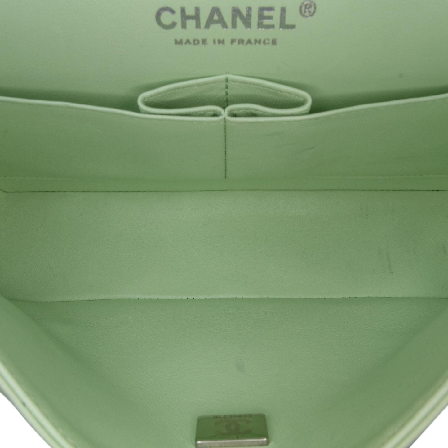 Chanel Small Classic Chevron Lambskin Double Flap Shoulder Bag