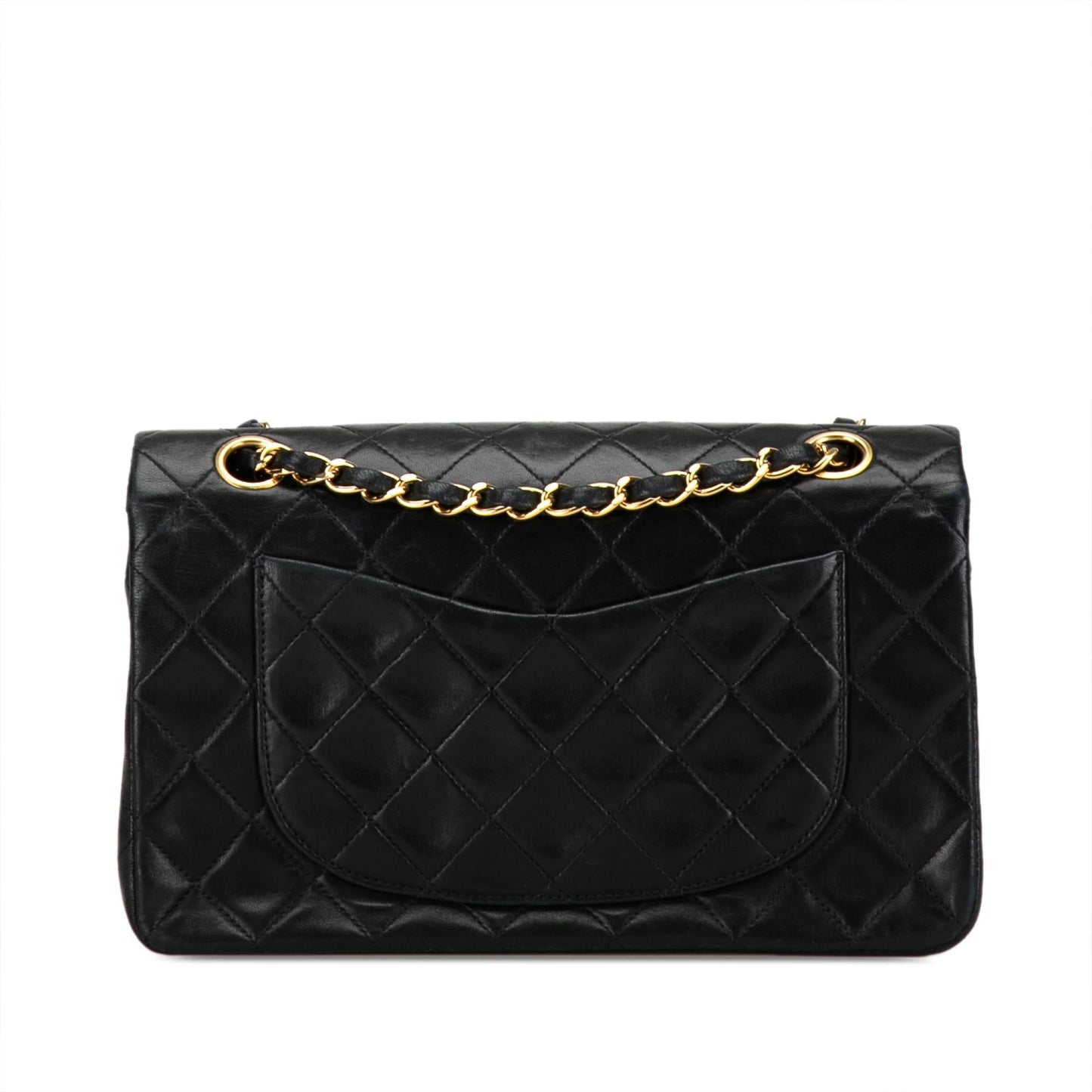 Chanel Small Classic Lambskin Double Flap (SHG-wzVZB4)