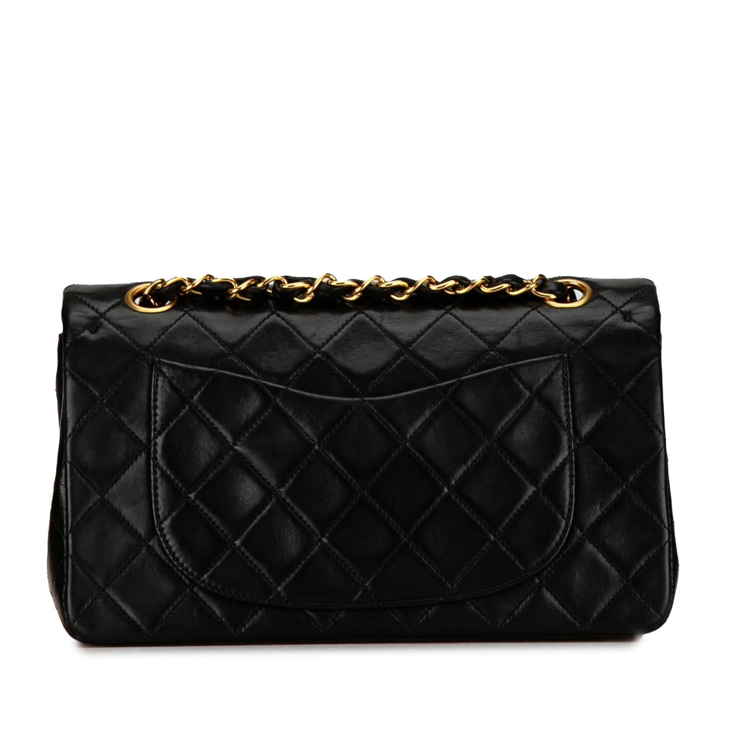 Chanel Small Classic Lambskin Double Flap (SHG-0Uyy0k) Shoulder Bag