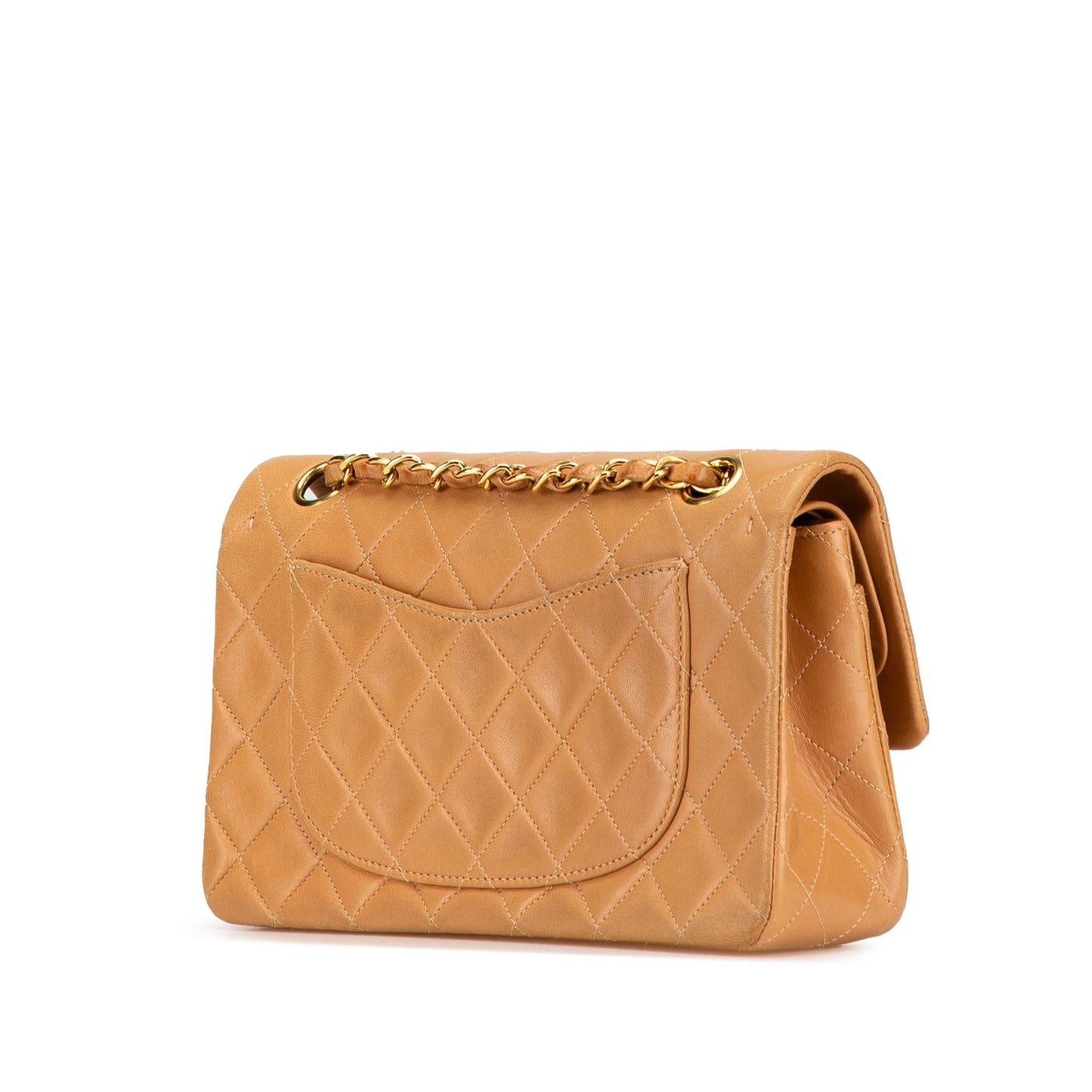 Chanel Small Classic Lambskin Double Flap Shoulder Bag