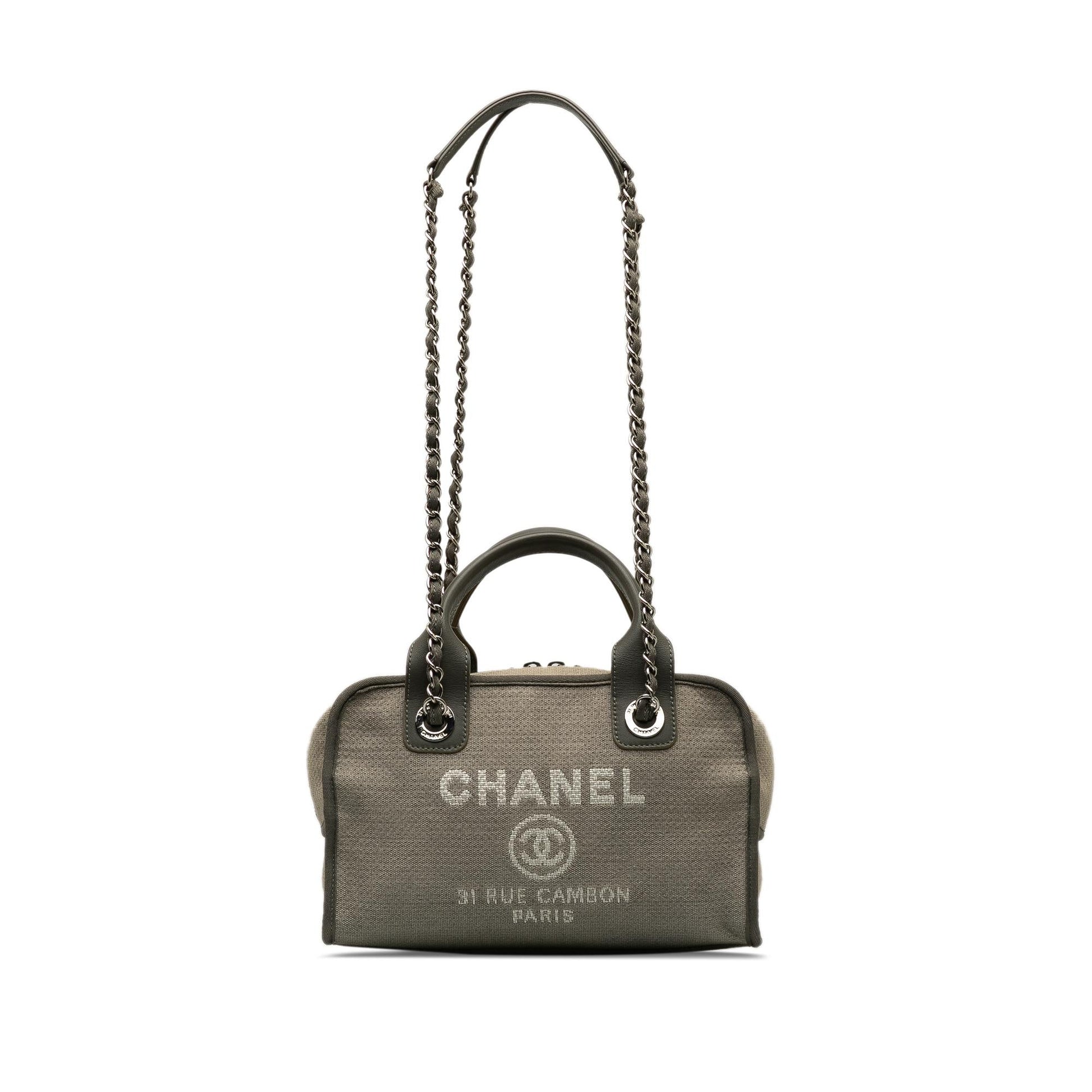 Chanel Small Deauville Bowling Satchel (SHG-14IzyR) Handbag