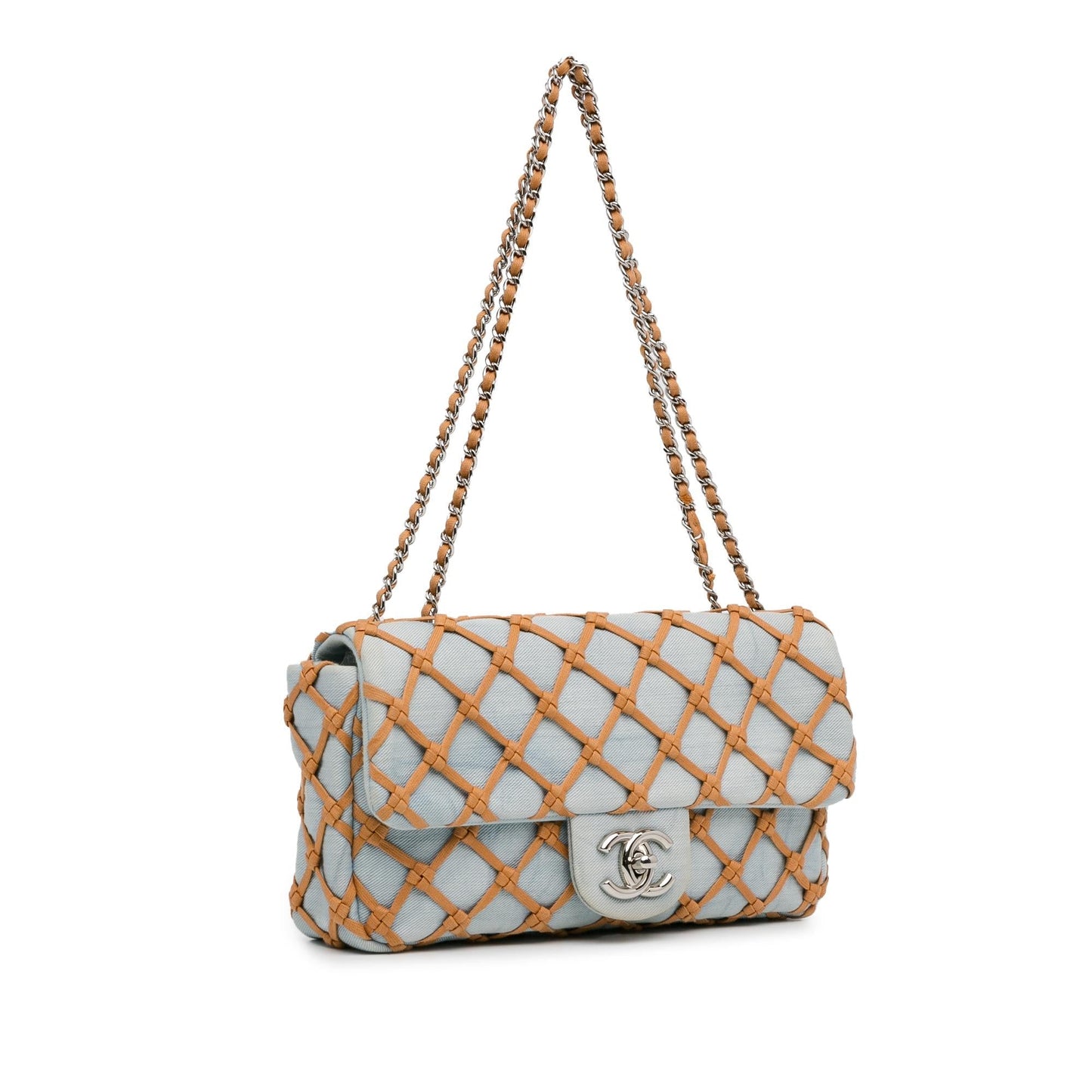 Chanel Small Canebiers Net Flap (SHG-szdQkm) Shoulder Bag