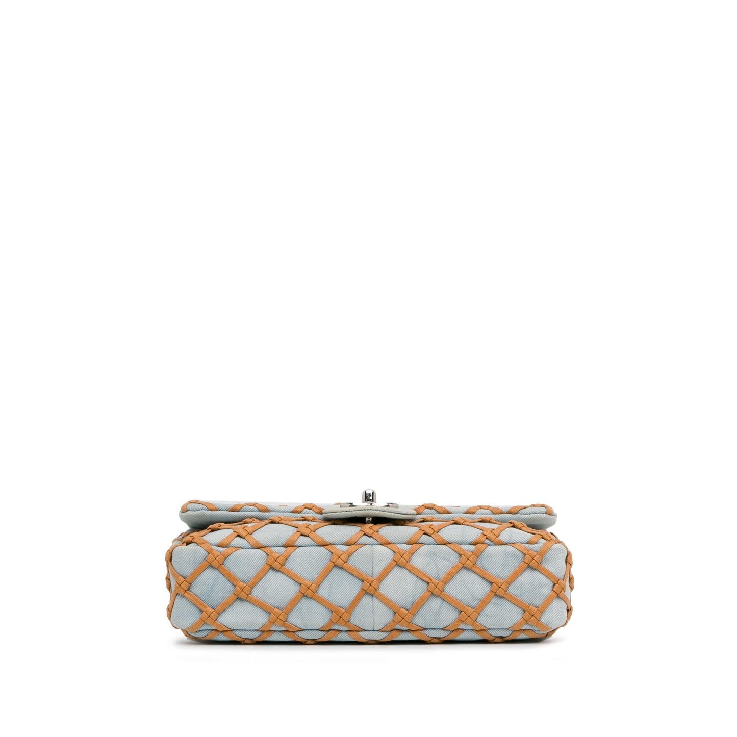 Chanel Small Denim Canebiers Net Flap (SHG-bzsj0K)