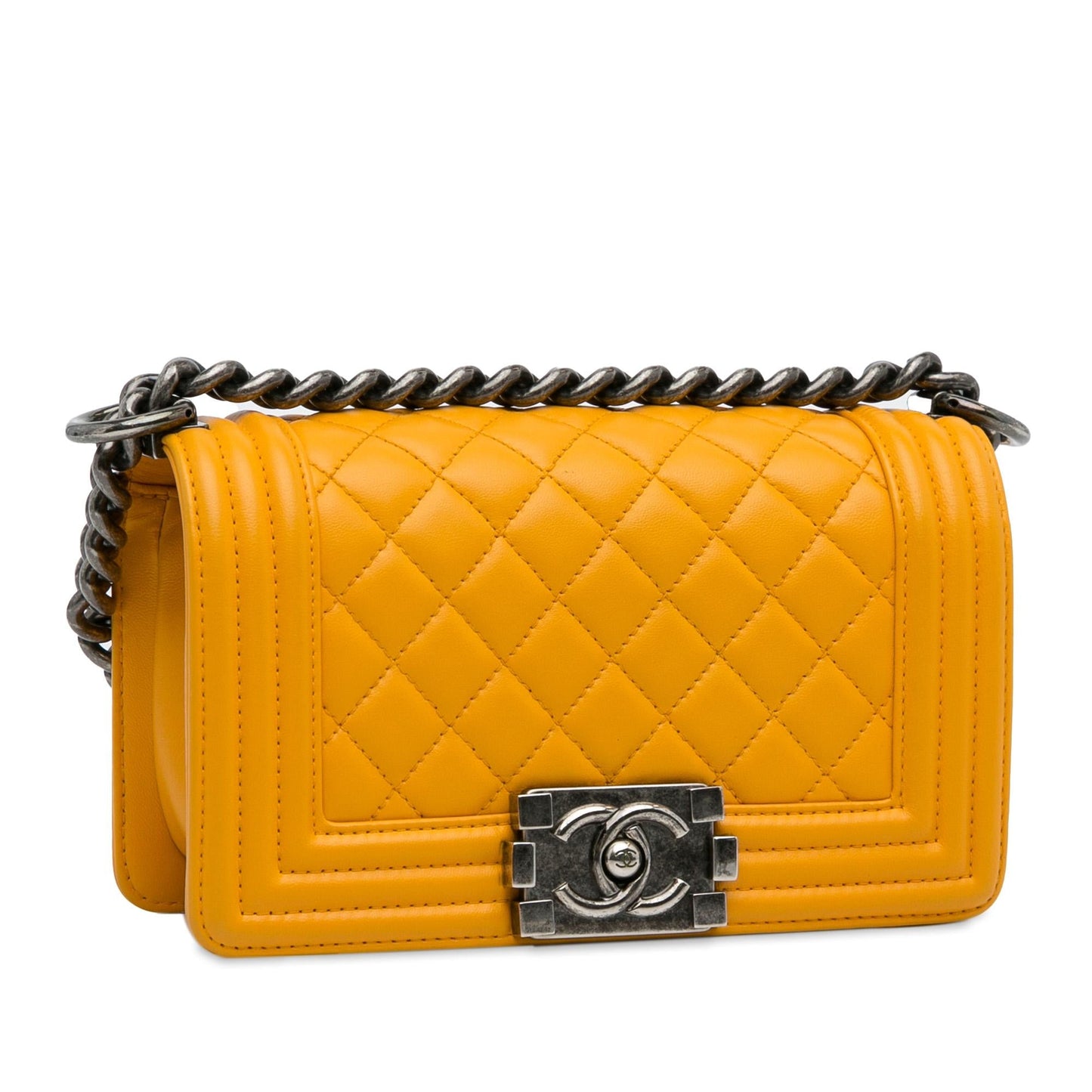 Chanel Small Lambskin Boy Flap (SHG-TzClIp) Crossbody