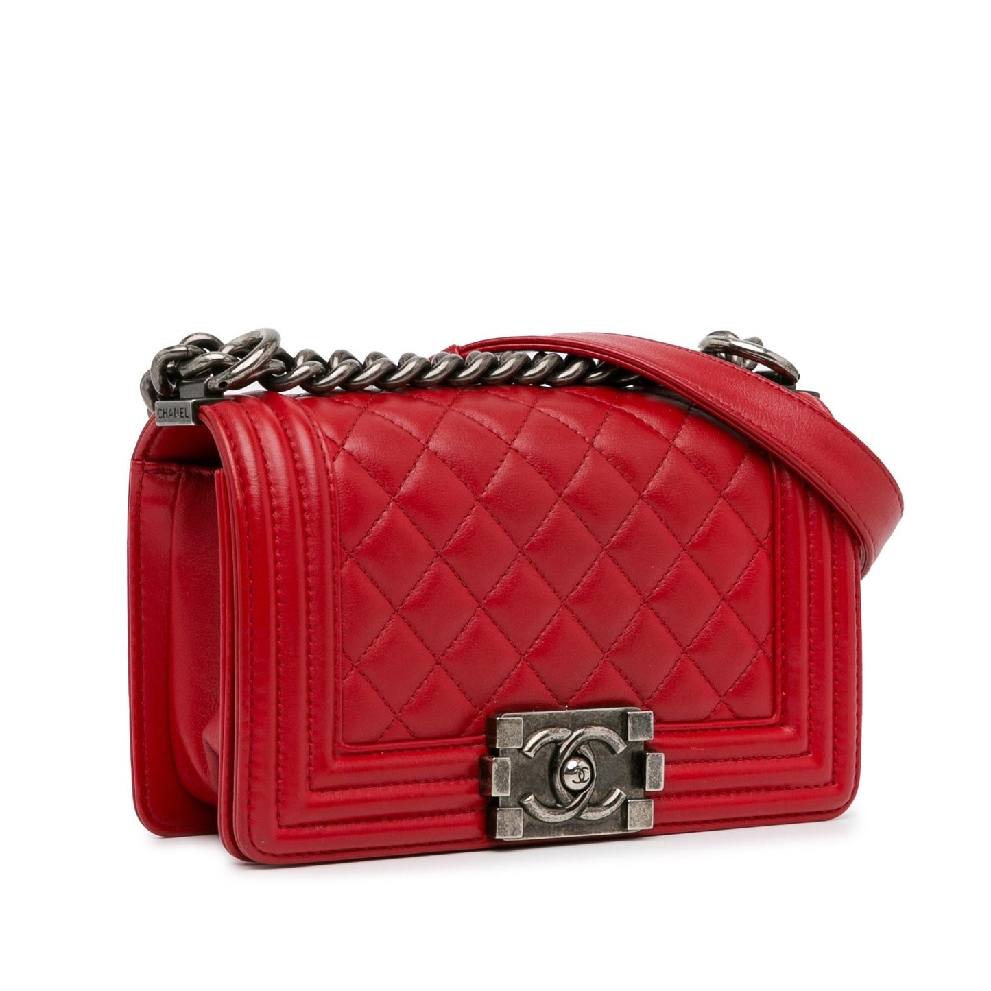 Chanel Small Lambskin Boy Flap (SHG-ARfIAX) Crossbody