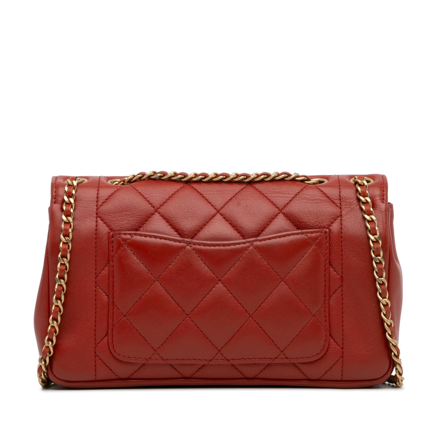 Chanel Small Lambskin Diana Flap (SHG-WdK1ak) Crossbody