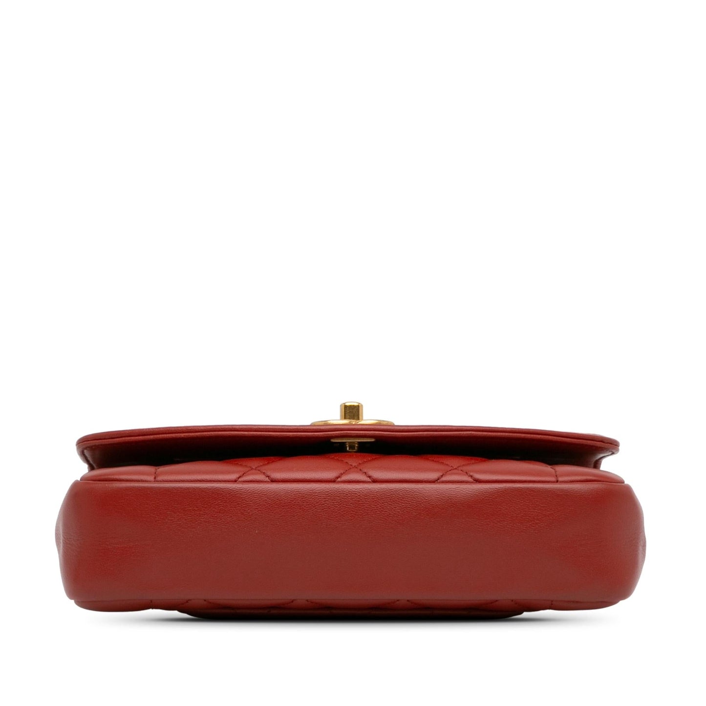 Chanel Small Lambskin Diana Flap (SHG-WdK1ak) Crossbody