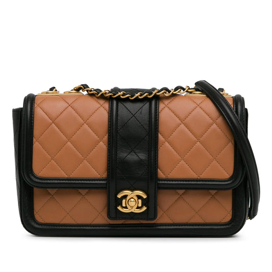 Chanel Small Lambskin Elegant CC Flap (SHG-H8xtTB) Crossbody