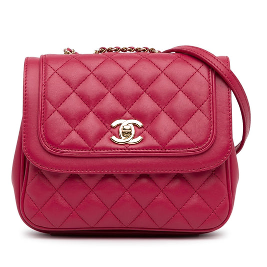 Chanel Small Lambskin Lovely Day Flap (SHG-lstb4h) Crossbody