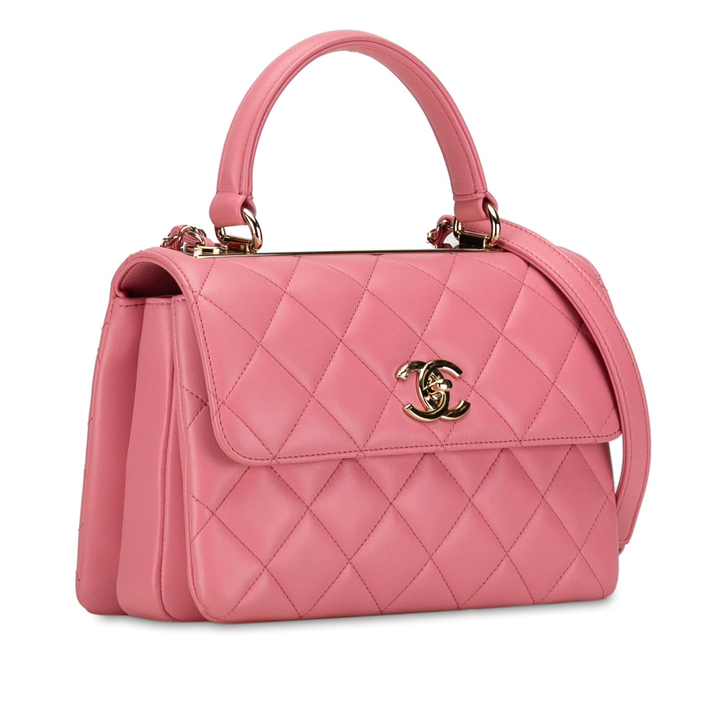 Chanel Small Lambskin Trendy CC Flap (SHG-BwbnZL) Shoulder Bag