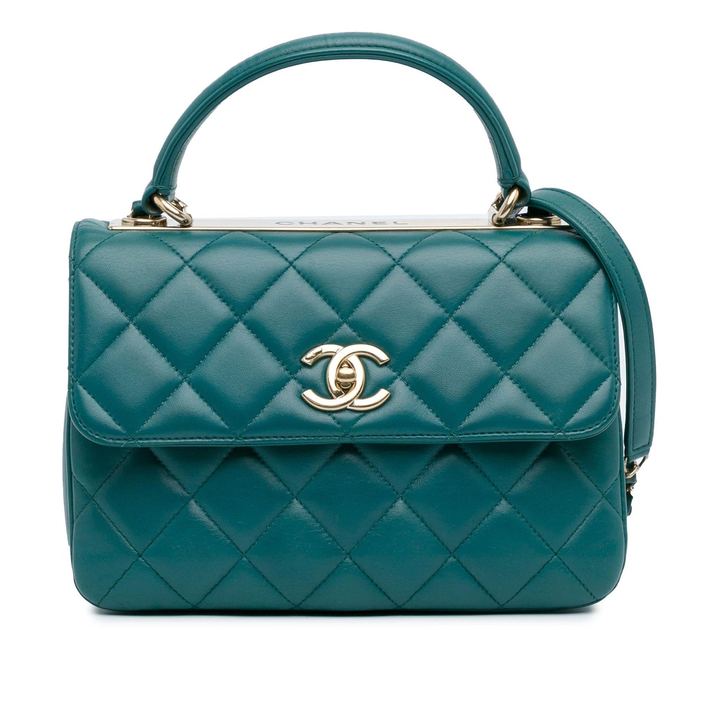 Chanel Small Lambskin Trendy CC Flap (SHG-TmfDUA) Shoulder Bag