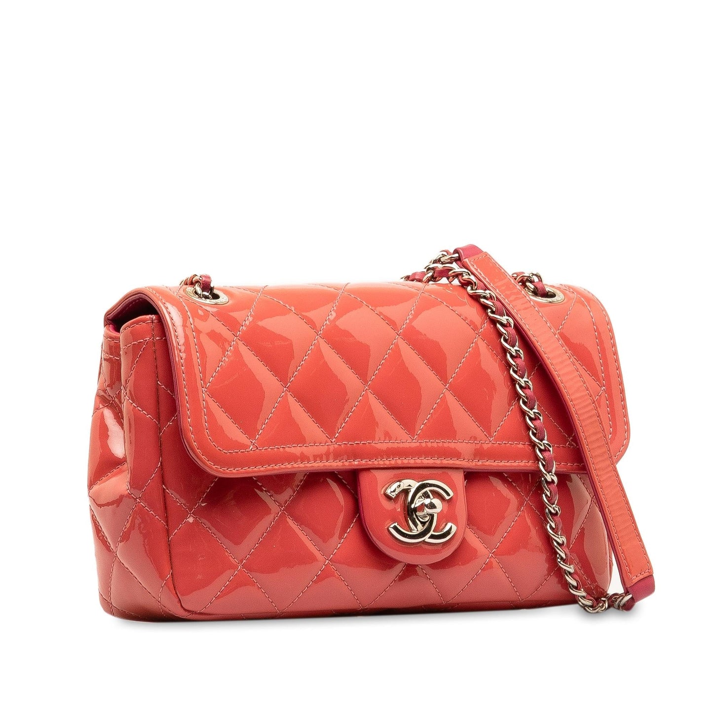 Chanel Small Patent Coco Shine Flap (SHG-Y18gc2) Shoulder Bag