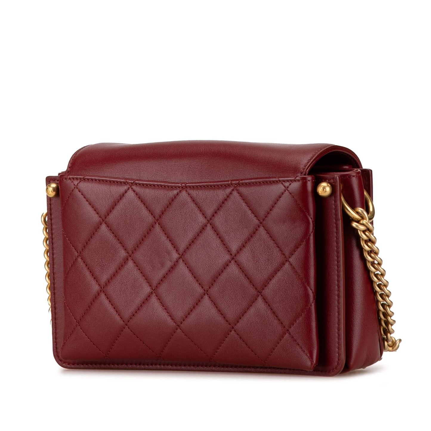 Chanel Small Quilted Calfskin CC Envelope Flap (SHG-xMFOWi) Crossbody