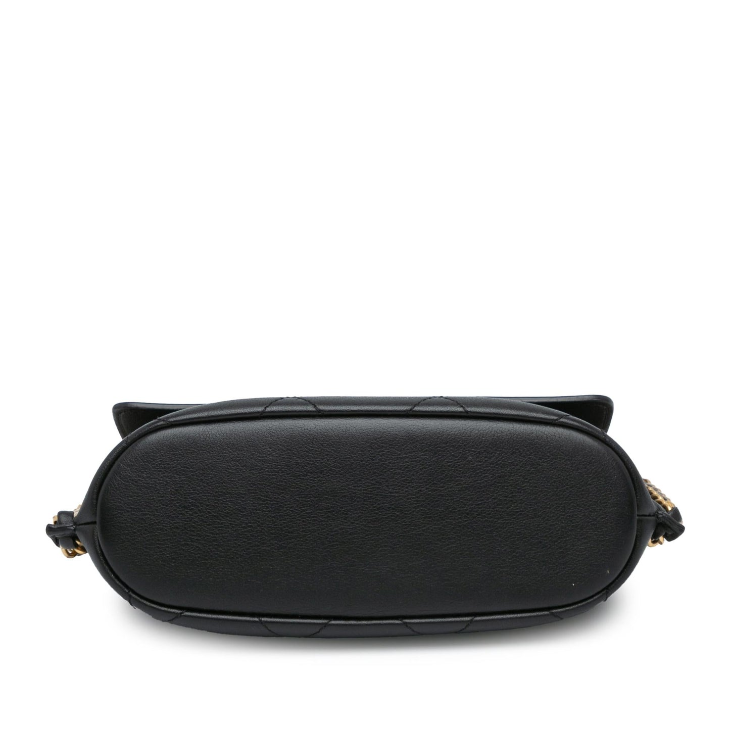 Chanel Small Quilted Calfskin Chain Hobo Flap Crossbody