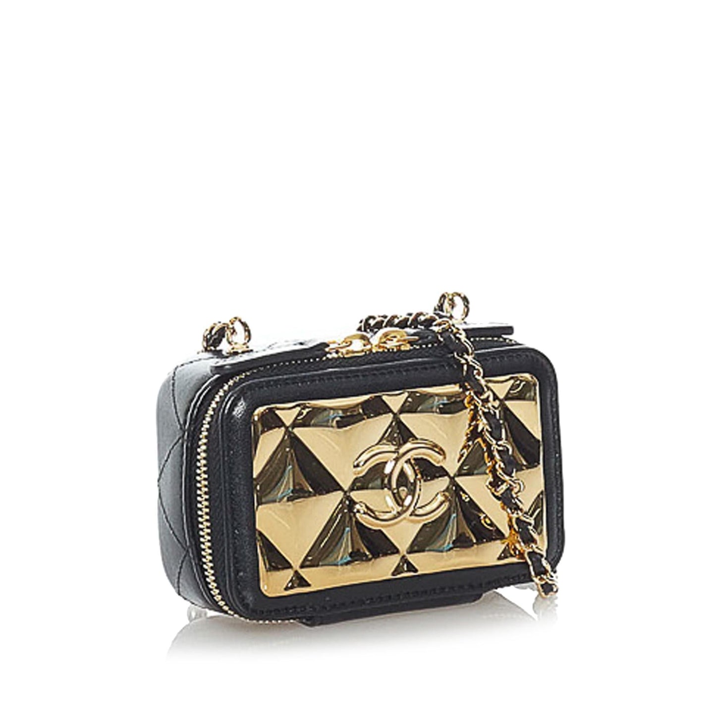 Chanel Square Classic Quilted Lambskin Flap (SHG-DhK2mq) Crossbody