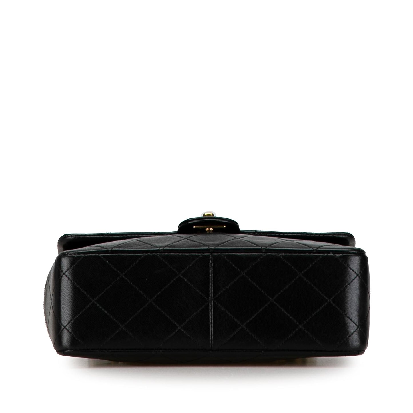 Chanel Square Classic Quilted Lambskin Flap (SHG-NCKAmV) Crossbody