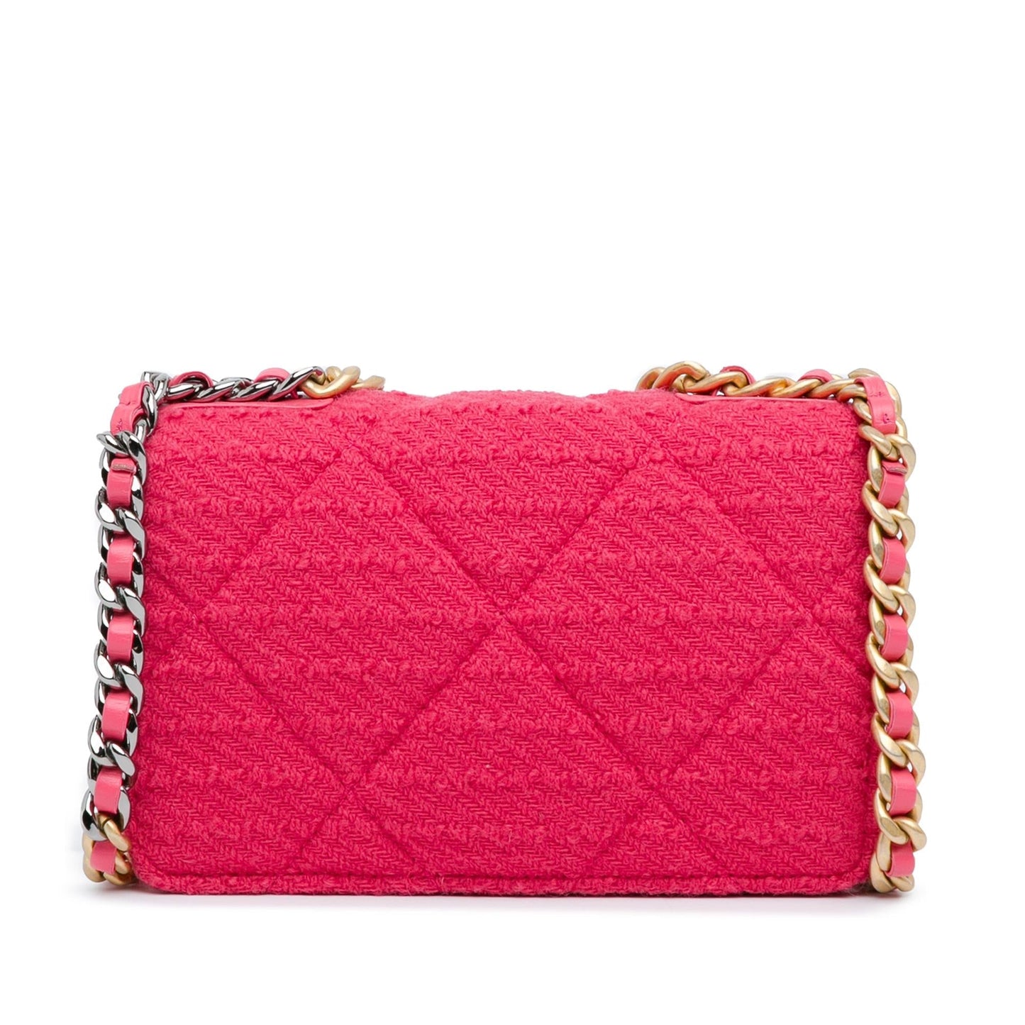Chanel Tweed 19 Wallet On Chain (SHG-foUaPL) Crossbody