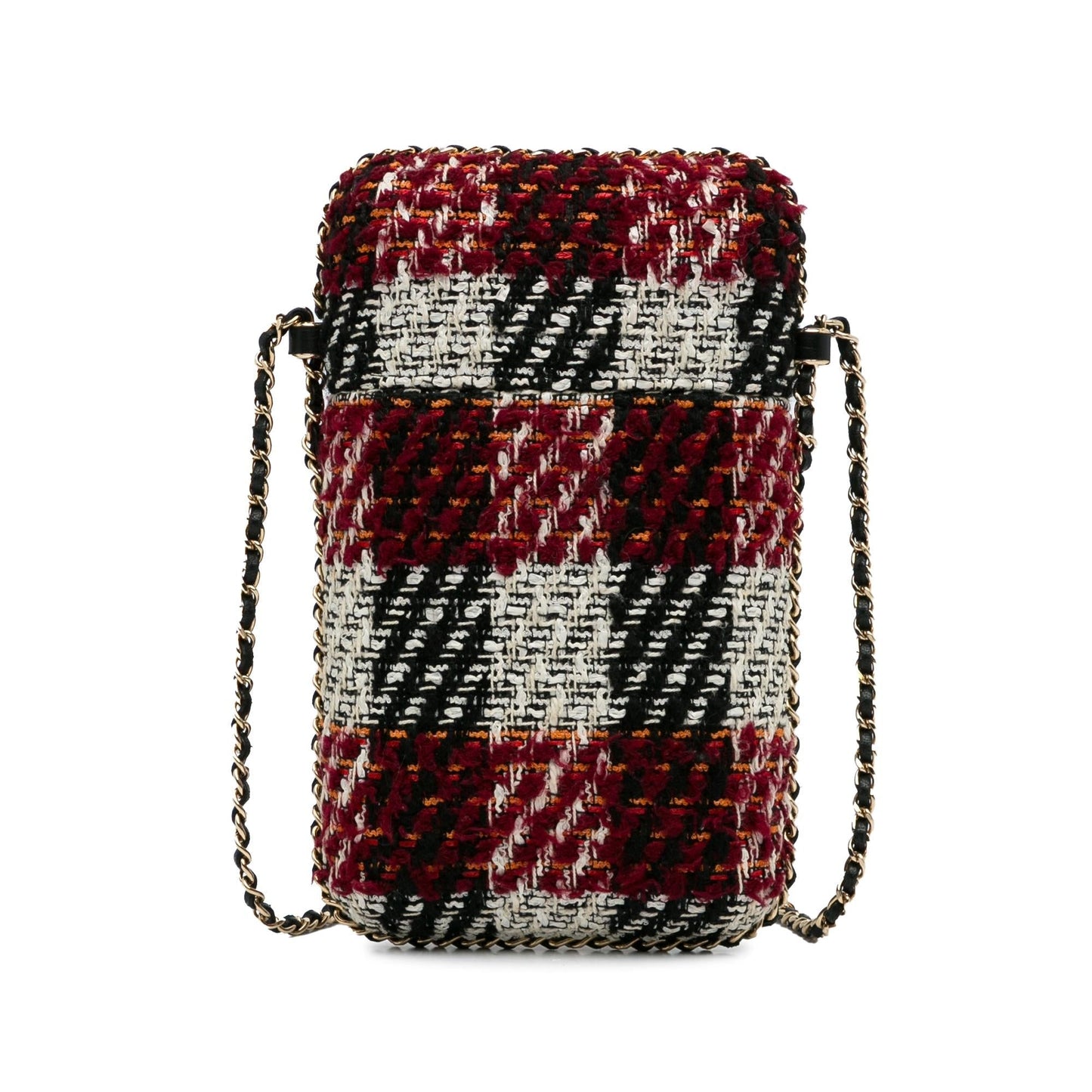 Chanel Tweed Chain Around Phone Holder (SHG-fNtDa5)