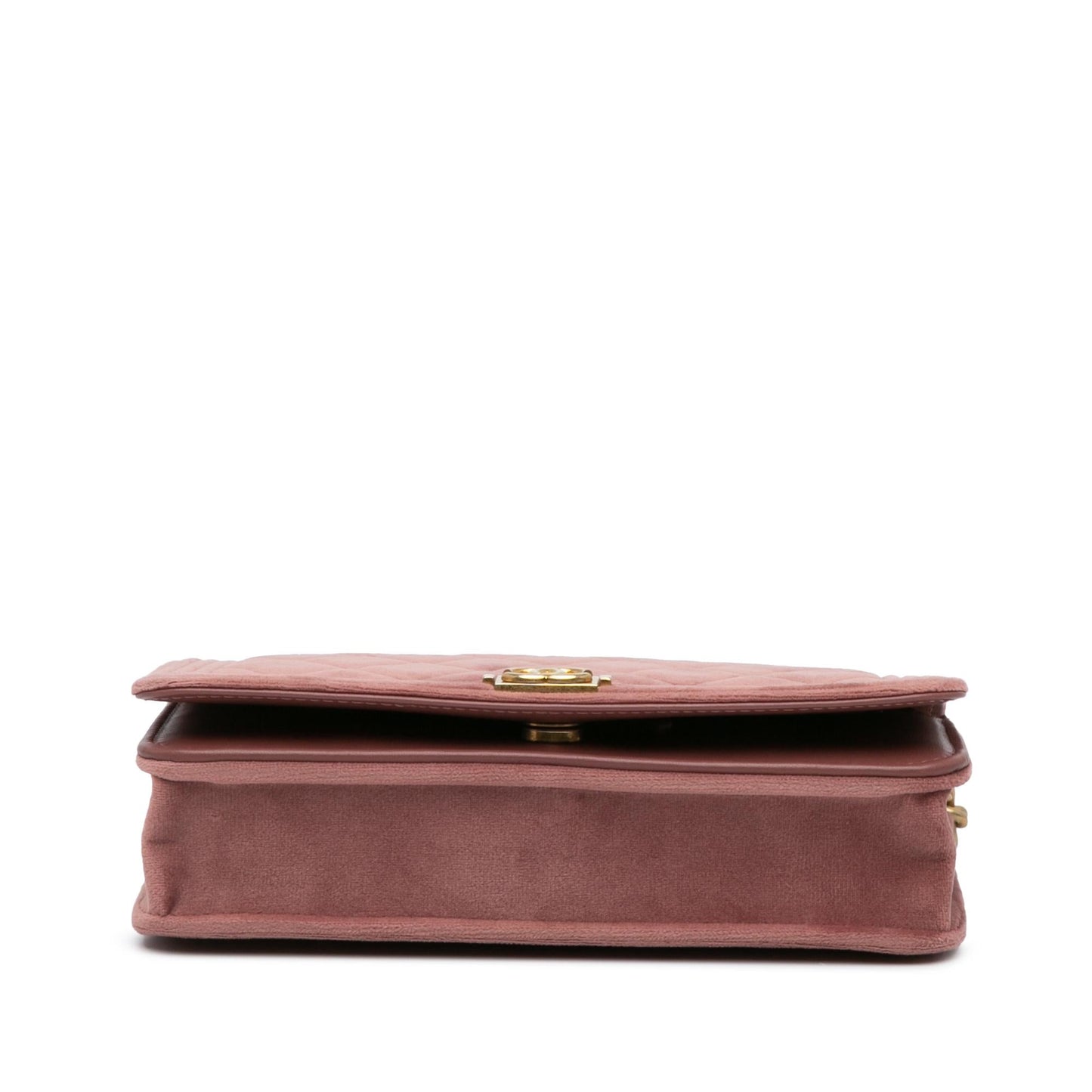 Chanel Velvet Boy Wallet On Chain Crossbody