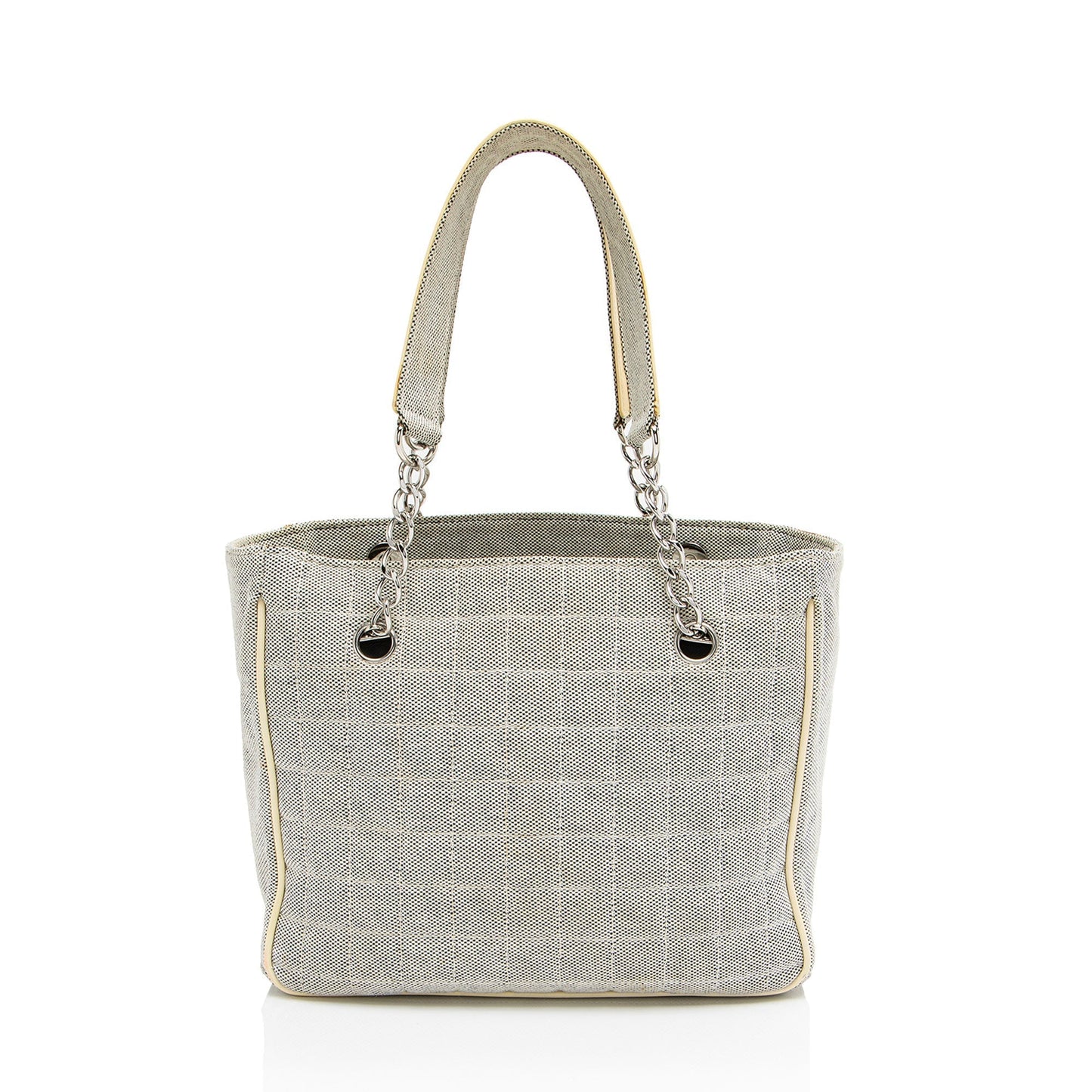 Chanel Vintage Canvas Camellia No. 5 Tote