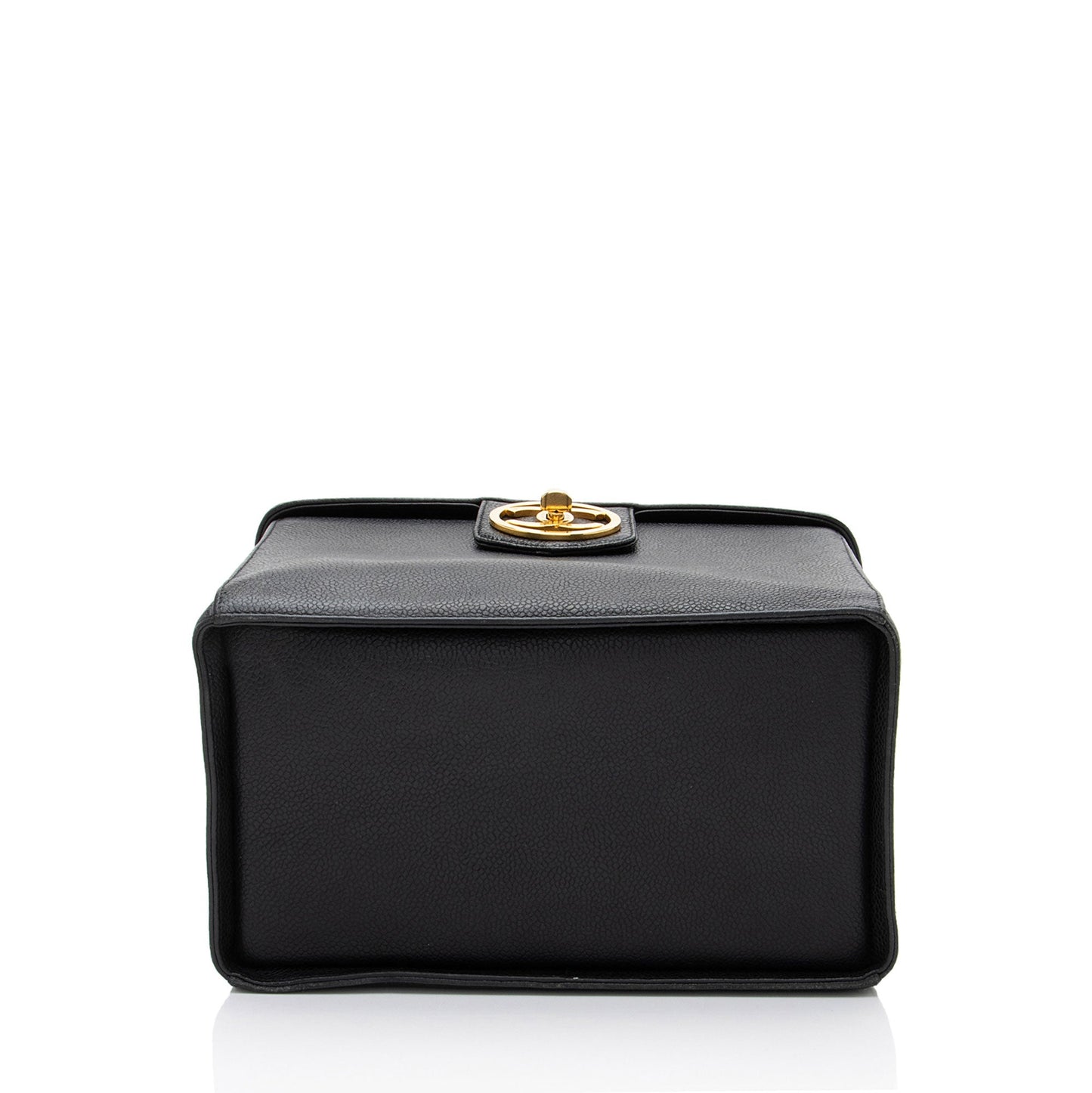 Chanel Vintage Caviar Leather Vanity Train Case