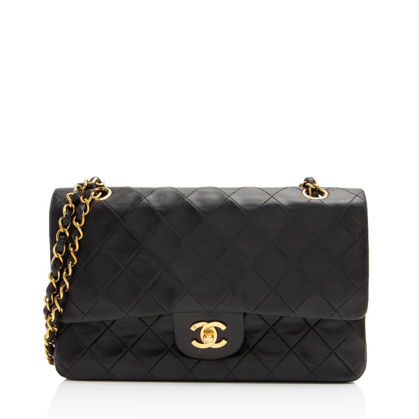 Chanel Vintage Lambskin Classic Medium Double Flap Bag