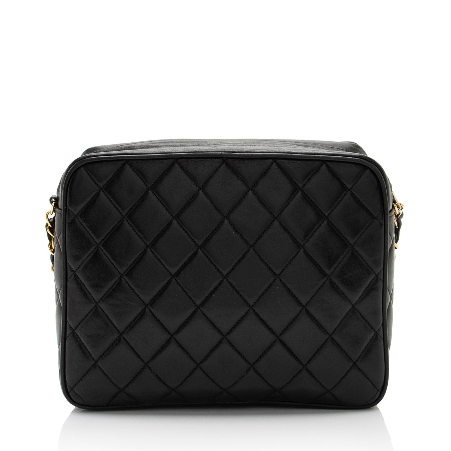 Chanel Vintage Lambskin Tassel Flap Camera Bag