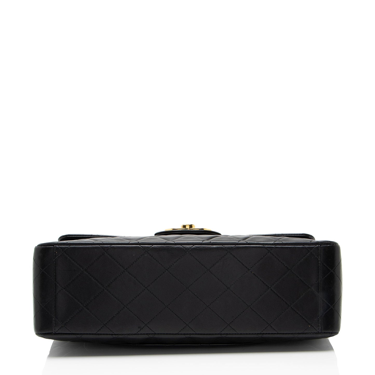 Chanel Vintage Lambskin XL Maxi Single Flap Shoulder Bag