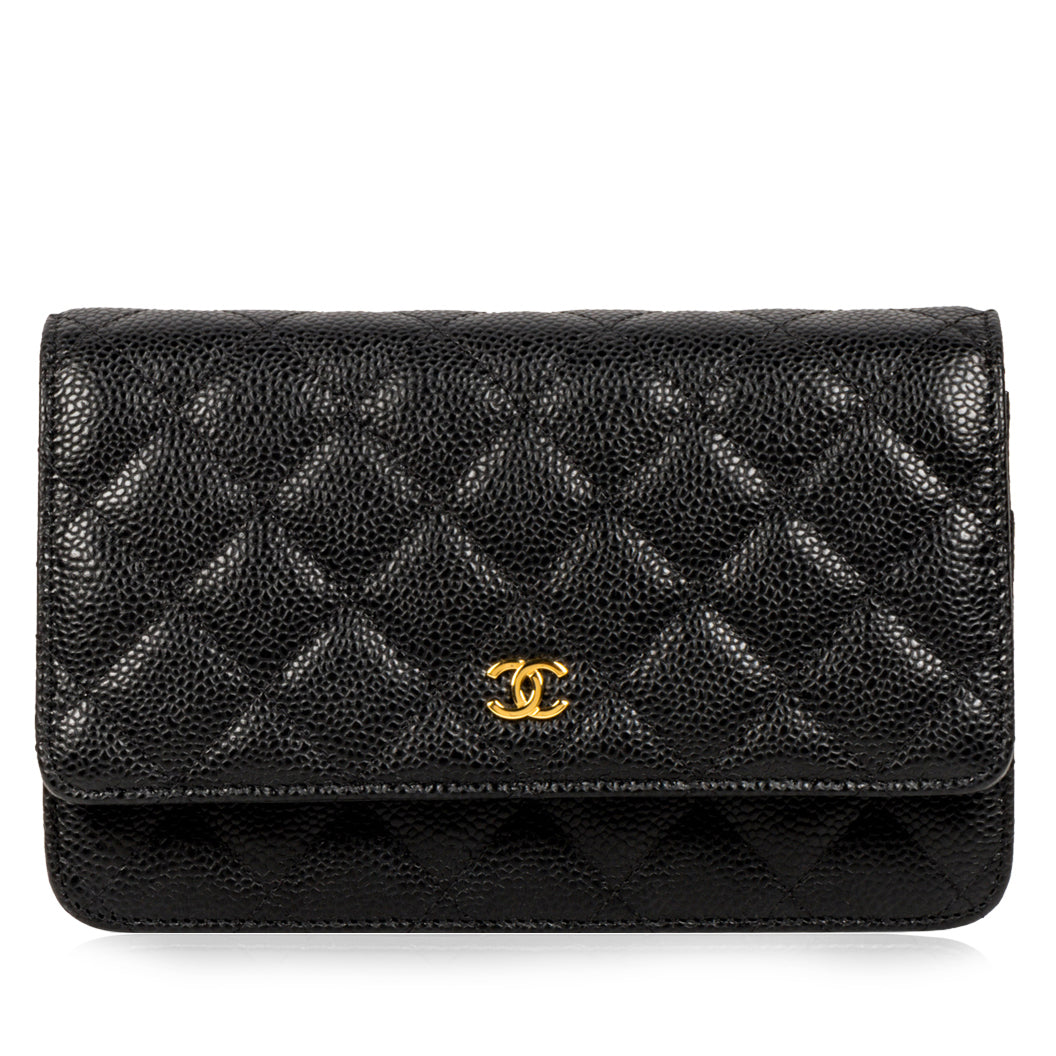 Chanel Wallet on Chain - Caviar
