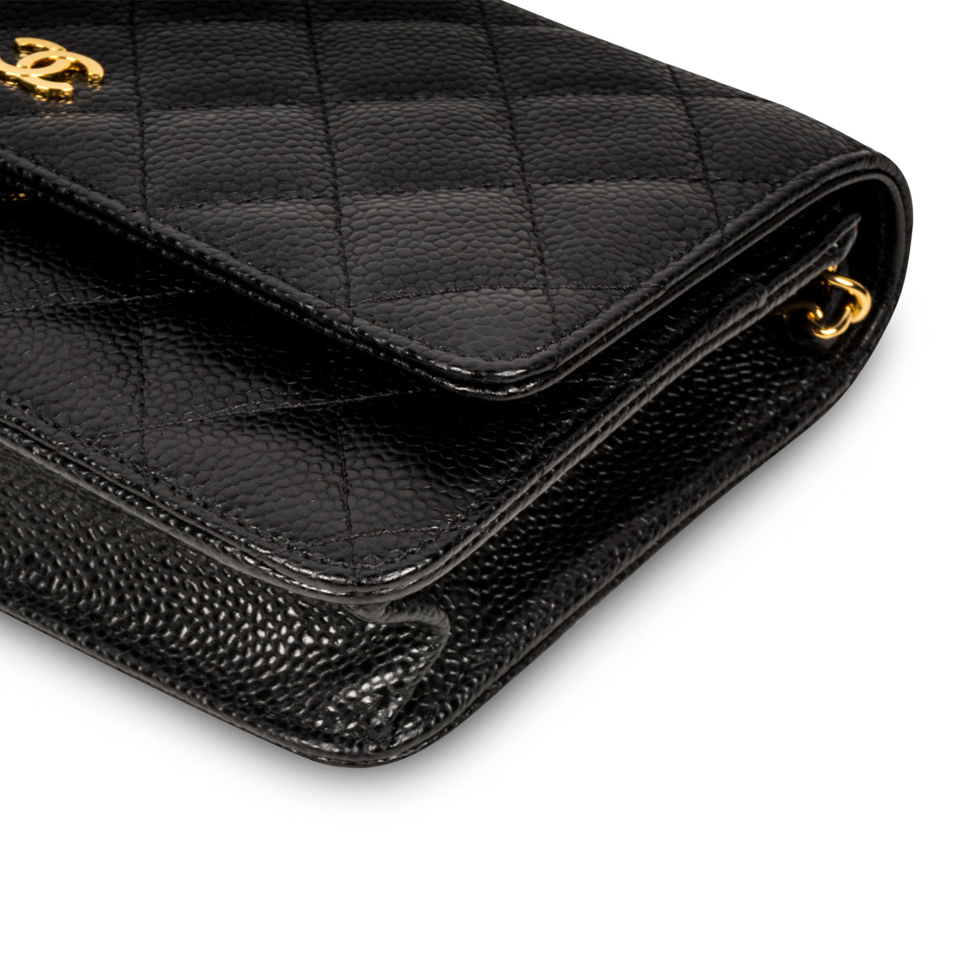 Chanel Wallet on Chain - Caviar