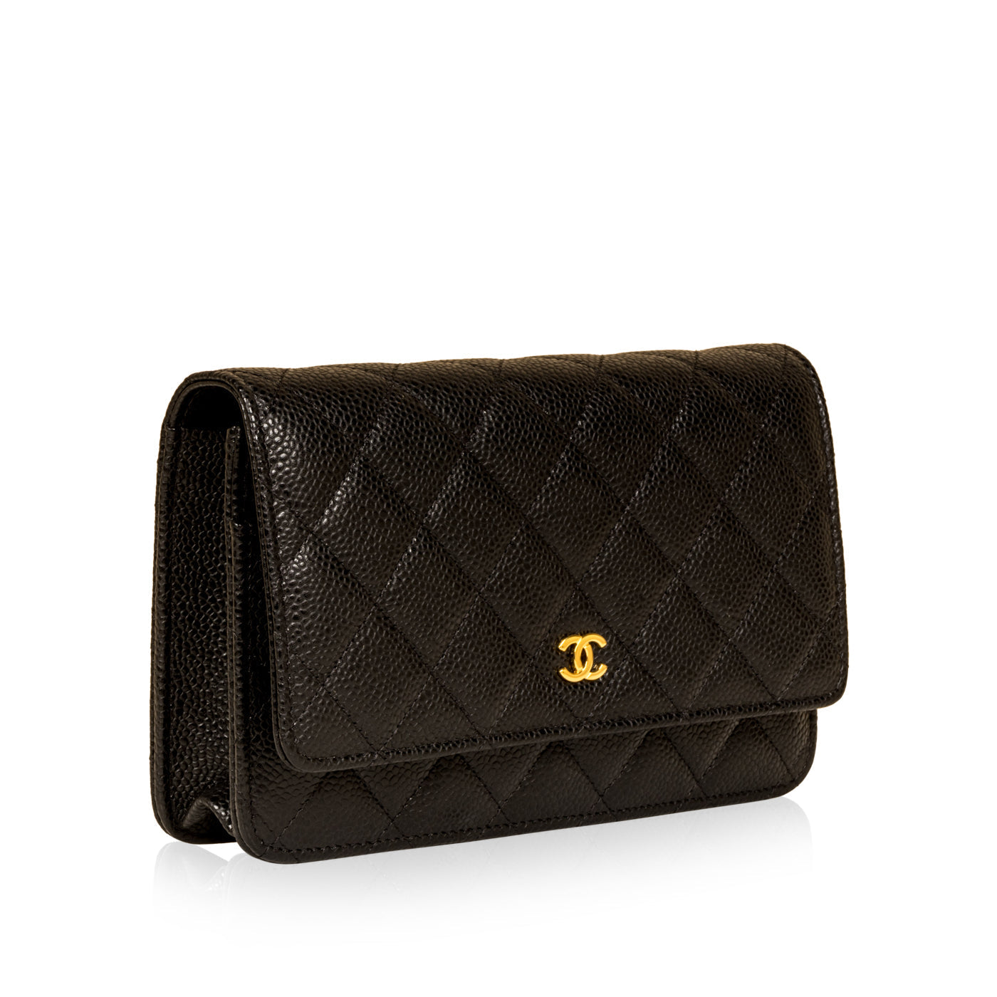 Chanel Wallet on Chain - Caviar