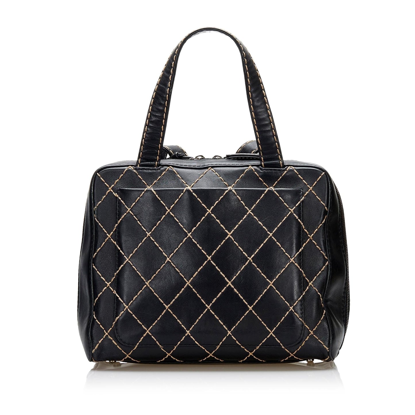 Chanel Wild Stitch Leather Handbag (SHG-dXhYJW)