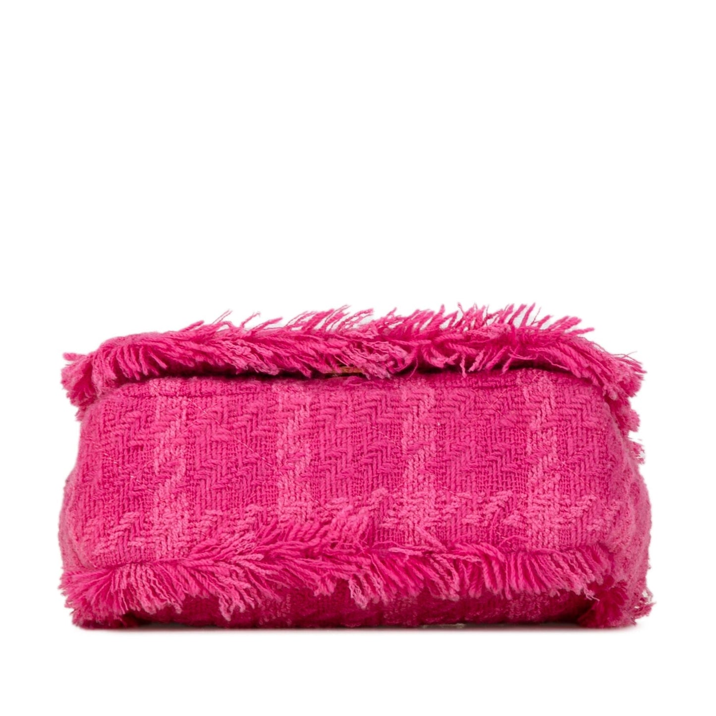 Chanel Wool Tweed Giant Logo Flap (SHG-pB1hNA)