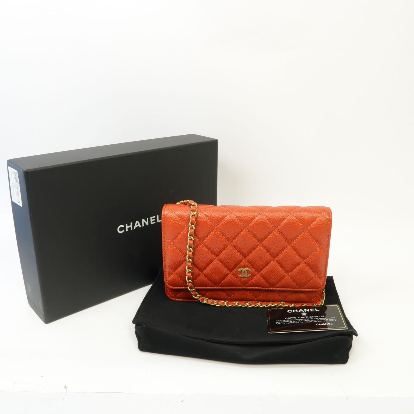 Chanel Red Caviar WOC