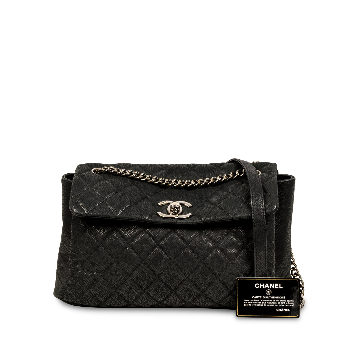 Chanel Accordion Shoulder Bag - Matte Caviar