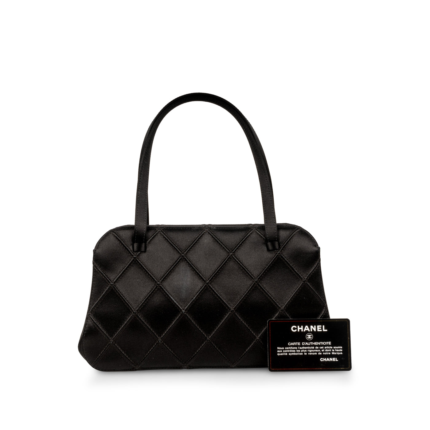 Chanel  Satin Bowler Bag