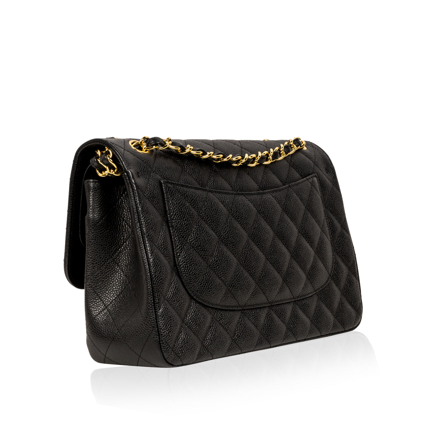 Chanel Classic Flap Bag - Jumbo - Caviar
