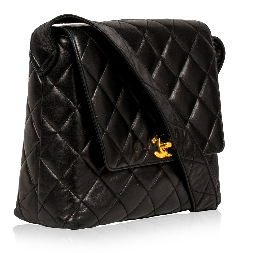 Chanel  Lambskin Satchel Bag