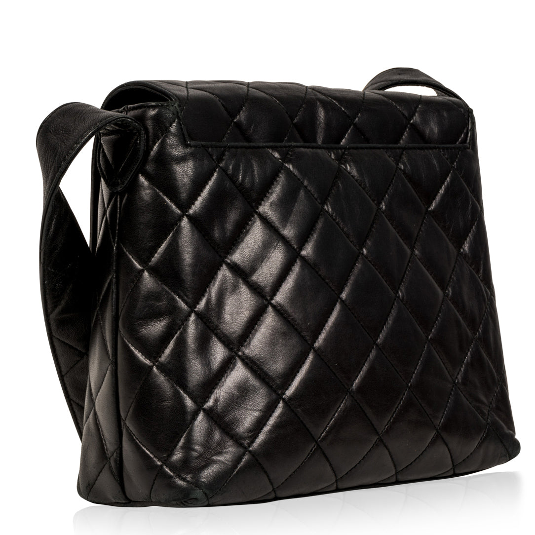 Chanel  Lambskin Satchel Bag