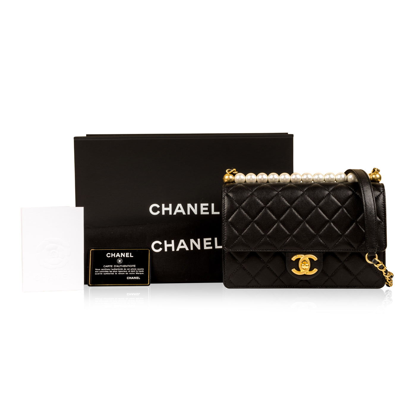 Chanel Pearl Flap Bag
